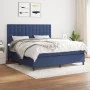 Boxspringbett mit blauer Stoffmatratze 180x200 cm von vidaXL, Betten und Lattenroste - Ref: Foro24-3142119, Preis: 632,07 €, ...