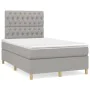 Boxspringbett mit hellgrauer Stoffmatratze 120x200 cm von vidaXL, Betten und Lattenroste - Ref: Foro24-3142561, Preis: 440,06...