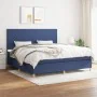 Boxspringbett mit blauer Stoffmatratze 200x200 cm von vidaXL, Betten und Lattenroste - Ref: Foro24-3142207, Preis: 702,73 €, ...