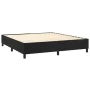 Box spring bed with black velvet mattress 160x200 cm by vidaXL, Beds and slatted bases - Ref: Foro24-3142913, Price: 542,60 €...