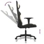 Massage-Gaming-Stuhl aus schwarzem und cremefarbenem Stoff von vidaXL, Gaming-Stühle - Ref: Foro24-345491, Preis: 122,54 €, R...