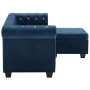 Chesterfield L-shaped velvet sofa 199x142x72 cm blue by vidaXL, Sofas - Ref: Foro24-247142, Price: 608,68 €, Discount: %