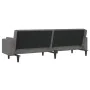 2-Sitzer-Schlafsofa mit zwei Kissen aus hellgrauem Stoff von vidaXL, Sofas - Ref: Foro24-337489, Preis: 250,22 €, Rabatt: %