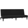 2-Sitzer-Schlafsofa mit schwarzem Mikrofaser-Stoffhocker von vidaXL, Sofas - Ref: Foro24-3121286, Preis: 249,05 €, Rabatt: %