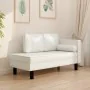 Divan sofa with cushions and head cushion cream synthetic leather by vidaXL, Sofas - Ref: Foro24-340696, Price: 165,87 €, Dis...