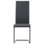 Cantilever dining chairs 4 units gray synthetic leather by vidaXL, dining chairs - Ref: Foro24-281684, Price: 202,47 €, Disco...