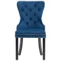 Dining chairs 2 units blue velvet by vidaXL, dining chairs - Ref: Foro24-287958, Price: 298,19 €, Discount: %