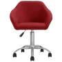 Drehbare Esszimmerstühle 4 Einheiten rot roter Stoff von vidaXL, Essstühle - Ref: Foro24-3089575, Preis: 262,58 €, Rabatt: %