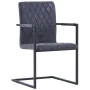 Cantilever dining chairs 2 units black synthetic leather by vidaXL, dining chairs - Ref: Foro24-281677, Price: 180,74 €, Disc...