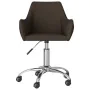 Swivel dining chairs 6 units dark brown fabric by vidaXL, dining chairs - Ref: Foro24-3090281, Price: 424,89 €, Discount: %