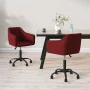 Swivel dining chairs 2 units red velvet by vidaXL, dining chairs - Ref: Foro24-331226, Price: 122,15 €, Discount: %