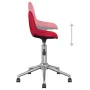 Drehbare Esszimmerstühle 4 Einheiten rot roter Stoff von vidaXL, Essstühle - Ref: Foro24-3086060, Preis: 169,21 €, Rabatt: %