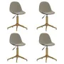 Swivel dining chairs 4 units light gray velvet by vidaXL, dining chairs - Ref: Foro24-3086127, Price: 191,01 €, Discount: %