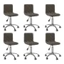 Swivel dining chairs 6 units dark gray velvet by vidaXL, dining chairs - Ref: Foro24-3086406, Price: 263,21 €, Discount: %