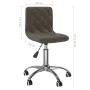 Swivel dining chairs 6 units dark gray velvet by vidaXL, dining chairs - Ref: Foro24-3086406, Price: 263,21 €, Discount: %