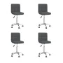 Swivel dining chairs 4 units dark gray fabric by vidaXL, dining chairs - Ref: Foro24-3087512, Price: 216,98 €, Discount: %