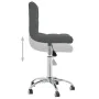 Swivel dining chairs 4 units dark gray fabric by vidaXL, dining chairs - Ref: Foro24-3087512, Price: 216,98 €, Discount: %