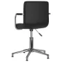 Swivel dining chairs 4 units black synthetic leather by vidaXL, dining chairs - Ref: Foro24-3088073, Price: 284,83 €, Discoun...