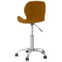 Swivel dining chairs 4 units brown velvet by vidaXL, dining chairs - Ref: Foro24-3088304, Price: 190,49 €, Discount: %