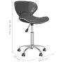 Swivel dining chairs 4 units synthetic leather gray by vidaXL, dining chairs - Ref: Foro24-3088610, Price: 179,15 €, Discount: %