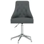 Swivel dining chairs 6 units dark gray fabric by vidaXL, dining chairs - Ref: Foro24-3093046, Price: 887,43 €, Discount: %