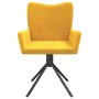 Swivel dining chairs 2 pcs yellow velvet by vidaXL, dining chairs - Ref: Foro24-344816, Price: 132,74 €, Discount: %