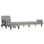 L-förmiges Schlafsofa aus hellgrauem Stoff, 260 x 140 x 70 cm von vidaXL, Sofas - Ref: Foro24-3157269, Preis: 369,68 €, Rabat...