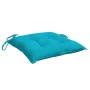 Chair cushions 6 units turquoise fabric 40x40x7 cm by vidaXL, Cushions for chairs and sofas - Ref: Foro24-361506, Price: 51,2...