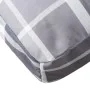 Cushion for sofa pallet sofa gray plaid fabric 58x58x10 cm by vidaXL, Cushions for chairs and sofas - Ref: Foro24-314647, Pri...