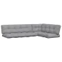 Cushions for pallets 5 units gray fabric by vidaXL, Cushions for chairs and sofas - Ref: Foro24-314607, Price: 156,36 €, Disc...