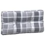 Cushions for pallets 3 units gray checkered fabric by vidaXL, Cushions for chairs and sofas - Ref: Foro24-314572, Price: 53,5...