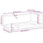 Cushions for pallet sofa 3 units blue fabric by vidaXL, Cushions for chairs and sofas - Ref: Foro24-314662, Price: 48,65 €, D...