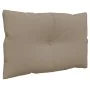 Cushions for pallets 3 units taupe gray fabric by vidaXL, Cushions for chairs and sofas - Ref: Foro24-47469, Price: 58,47 €, ...