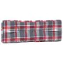 Cushions for pallets 2 units red checkered fabric by vidaXL, Cushions for chairs and sofas - Ref: Foro24-314556, Price: 67,93...