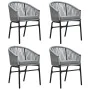 5-Piece Gray Synthetic Rattan Garden Dining Set by vidaXL, Garden sets - Ref: Foro24-3099253, Price: 503,26 €, Discount: %