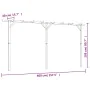 Gartenpergola aus Holz 410x40x203 cm von vidaXL, Pergolen, Bögen und Gartenspaliere - Ref: Foro24-41664, Preis: 102,74 €, Rab...