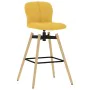 Swivel bar stools 2 units yellow fabric by vidaXL, dining chairs - Ref: Foro24-289479, Price: 115,68 €, Discount: %