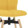 Swivel bar stools 2 units yellow fabric by vidaXL, dining chairs - Ref: Foro24-289479, Price: 115,68 €, Discount: %