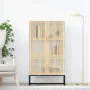 Tall white plywood sideboard 70x35x125 cm by vidaXL, Lockers and storage cabinets - Ref: Foro24-352139, Price: 161,52 €, Disc...