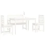 Garden dining set, 4 pieces, solid white pine wood by vidaXL, Garden sets - Ref: Foro24-3154690, Price: 376,23 €, Discount: %