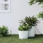 Planter with removable interior PP rattan white 15/15.3 L by vidaXL, Pots and planters - Ref: Foro24-364685, Price: 20,12 €, ...