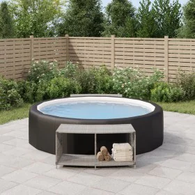 Lagerregale 2 Einheiten graues synthetisches Rattan von vidaXL, Pool- und Spa-Zubehör - Ref: Foro24-362265, Preis: 186,95 €, ...