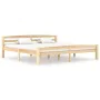 Solid pine wood bed frame 180x200 cm by vidaXL, Beds and slatted bases - Ref: Foro24-322066, Price: 162,60 €, Discount: %