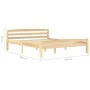 Solid pine wood bed frame 160x200 cm by vidaXL, Beds and slatted bases - Ref: Foro24-322065, Price: 133,50 €, Discount: %