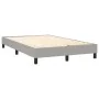 Boxspringbett mit Stoffmatratze und hellgrauer LED 120x200 cm von vidaXL, Betten und Lattenroste - Ref: Foro24-3133221, Preis...