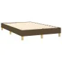 Boxspringbett mit Matratze und dunkelbraunem LED-Stoff 120x200 cm von vidaXL, Betten und Lattenroste - Ref: Foro24-3133944, P...