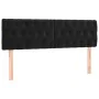 Boxspringbett mit Matratze und LED-Samt in Schwarz, 140 x 190 cm von vidaXL, Betten und Lattenroste - Ref: Foro24-3134581, Pr...