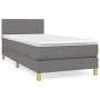 Box spring bed with dark gray fabric mattress 80x200 cm by vidaXL, Beds and slatted bases - Ref: Foro24-3140410, Price: 273,5...