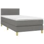 Box spring bed with dark gray fabric mattress 80x200 cm by vidaXL, Beds and slatted bases - Ref: Foro24-3140650, Price: 269,0...