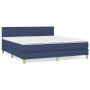 Boxspringbett mit blauer Stoffmatratze 180x200 cm von vidaXL, Betten und Lattenroste - Ref: Foro24-3140799, Preis: 522,65 €, ...